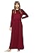 My Space Clothing Women's Soft Knit Jersey Babydoll Maxi Dress w/Pocket-Made in USA