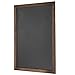 MyGift 36 x 24 Large Chalkboard Sign with Rustic Brown Wood Frame, Hanging Erasbale Menu Board, Wedding and Event Chalkboard Signage