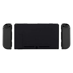 eXtremeRate Soft Touch Grip Black Console Back