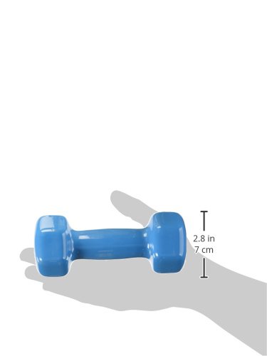 Black Mountain Products Vinyl Dumbbell Set Combo, 12lbs - Thumbnail 2