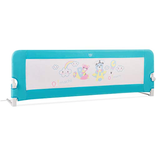 BABY JOY Toddlers Bed Rail Guard, Extra Long Folding Safety Bed Guard