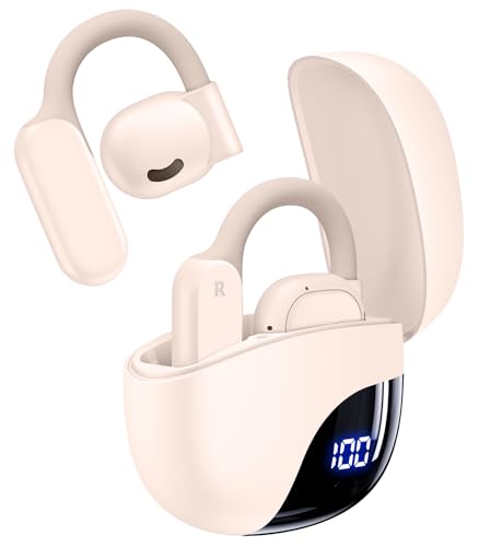 AI Translation Earbuds Real Time Comfortable Fit, Reliable Multi-Language Translation Support Bluetooth Connectivity Translator Headphones for Travel Abroad Daily Conversation Learn Work Blush White by TAGRY - Used condition - US$22.79