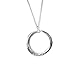 Dicksons Proverbs 3:5-6 Engraved Scripture 18 Inch Silvertone Double Mobius Pendant Necklace in Gift Pouch