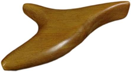 NAYUKY Incense Wood Healifty Trident Shaped Guasha Board Natural Wooden Scraping Plantar Massage Tool