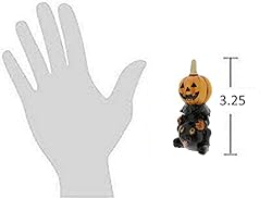 Small Halloween Themed Cat Figurines Set of 3