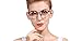 SOOLALA Womens Hot Fashion Cateye Eyeglass Frame Stylish Reading Glasses
