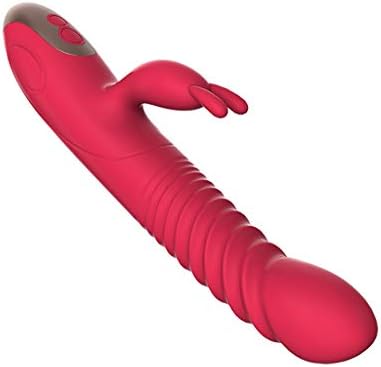 Villvi 12 Speeds T-hrusting R-otating Uograded G Spotter Dido Rabbit Toy with Heating Function for Women&Couples Waterproof&Whisper Quiet
