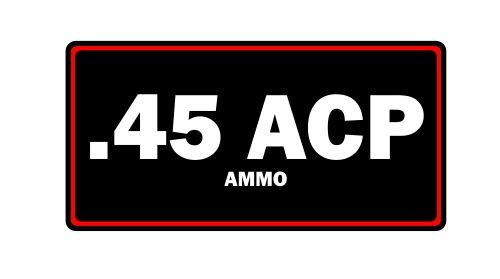 .45 Acp Ammo Label Can Vinyl Sticker Decal