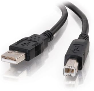 C2G 28101 Usb Cable - Usb 2.0 A Male To B Male Cable For Printers Scanners Brother Canon Dell Epson Hp And More Black (3.3 Feet 1 Meter)