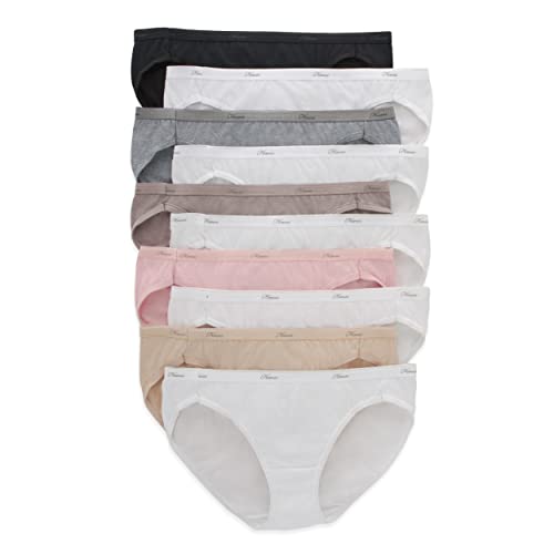 Hanes Women's Panties 10 Pack, MoistureWicking Cotton Bikini Underwear