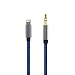 Car aux Cord for i-Phone Length 6.6ft with Gift Wrapping, i-Phone aux Cable for car Compatible with X/XR/XS/XS MAX/8/7/6,Support iOS 10/11/12 and Above(6.6 Feet/Blue)