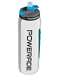 Powerade Premium Squeeze Water Bottle, White, 32 oz