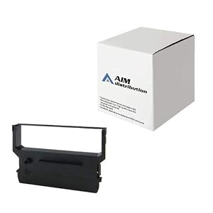 Image of AIM Compatible Replacement for General Ribbon E248BR Black/Red P.O.S. Printer Ribbons (6/PK) - Compatible to Citizen IR-61B/R - Generic