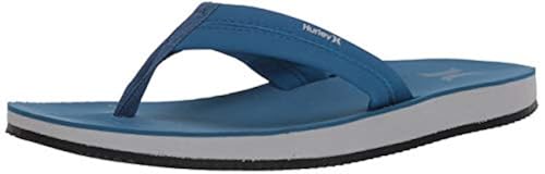 Hurley Men's Nike Lunarlon Lunar Flip Flop Sandal, Industrial Blue