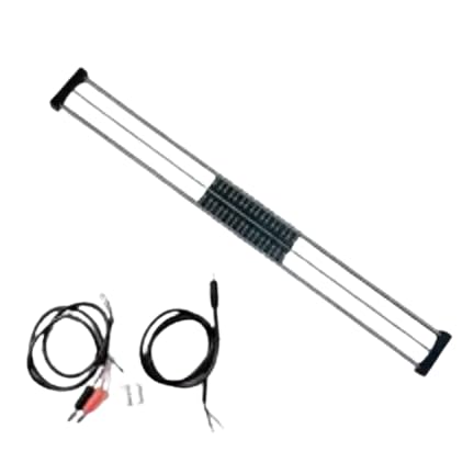 Model Railway Rolling Road Test Track, DCC & DC Compatible OO Gauge Locomotive Tester with 8 Rollers and Connecting Plugs for Smooth Running and Maintenance (DCC OO Gauge)