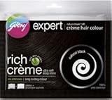Godrej 5 X Expert Rich Creme Hair Colour Natural Black 40 Gm Each (Total 200Ml) by Godrej