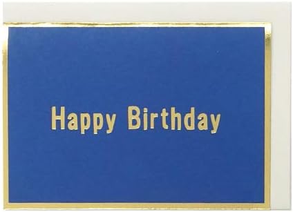 Amazon 東急ハンズオリジナル グリーティングカード バースデーカード ブルー 封筒 文房具 オフィス用品