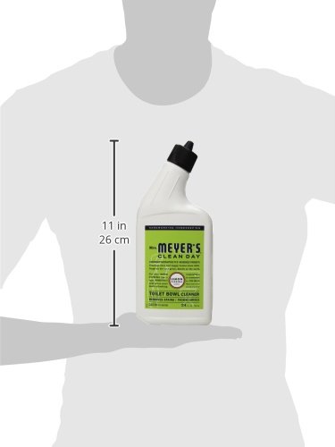 MRS. MEYER’S CLEAN DAY LIQUID TOILET BOWL CLEANER, STAIN REMOVING, LEMON VERBENA, 24 OZ