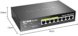 D-Link DGS-1008P 8-Port Gigabit Unmanaged Metal PoE Switch 80W Black view 8
