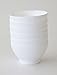 Coza Design- Eco Friendly Plastic Bowl for cereal, dessert, ice cream, soup (Microwave and Dishwasher Safe) (17 oz., White)