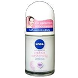 Nivea Extra Whitening Pore Minimizer Deodorant Roll-On Travel Size 25ml (3 Pack)