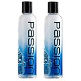 Passion 8oz Premium Water-Based Personal Lubricant- 2 Pack