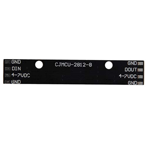 Professional WS2812 5050 RGB LED Panel 8-Bit LED Development Board Built-in Full Color-Driven Development Board
