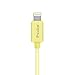 Lightning Cable, 6 Ft Long Apple Certified Charger Cord, F-color 8 Pin to USB Ultra Compact Connector for iPhone 6S 6 Plus 5S 5C 5, iPad 4 Air 2 Mini 2 3 4, iPad Pro, iPod Touch 5, iPhone SE, Yellow