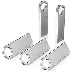 ABLAZE 64GB USB Flash Drive 5 Pack, Metal Flash