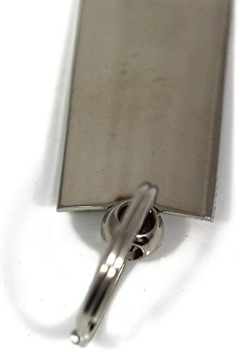 Lincoln MKZ Rectangular Wave Red Key Fob Authentic Logo Key Chain Key Ring Keychain Lanyard (Certified Refurbished)