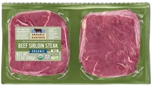 Organic Rancher Organic Beef Top Sirloin Steak, 12 Oz
