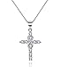ASHINE Mothers Day Gifts Sterling Silver Necklace Cross Pendant Necklace