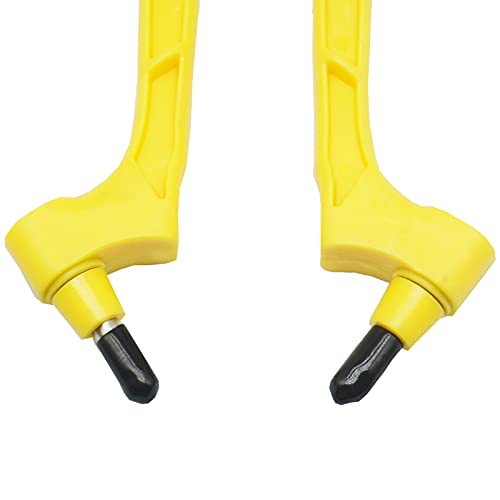 Craft Schneidewerkzeuge,Präzisions-Edelstahl-Bastelmesser mit 360-Grad-Drehklinge,Kunst-Schneidewerkzeug für Handwerk,Hobby,Scrapbooking,Schablone (2 Stücke, Gelb)