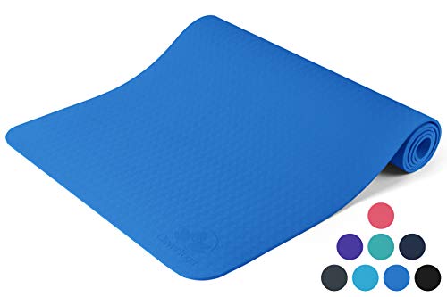 Clever Yoga Non-Slip 6mm Yoga Mat – Blue