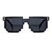 MJ Boutique's 8-bit Matte Black Pixelated Sunglasses FREE POUCH