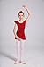 DANSHOW Girls’ Ballet Dance Leotards with Flutter Sleeve Petal Skirt and Bowknot Back