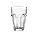Bormioli Rocco Rock Bar Stackable Beverage Glasses - Set Of 6 Dishwasher Safe Drinking Glasses For Soda, Juice, Milk, Coke, Beer, Spirits - 12.5oz Durable Tempered Glass Water Tumblers For Daily Use primary