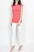 TheMogan Women's Basic Crew Neck Short Sleeve Tee T-Shirts Stretch Cotton Top