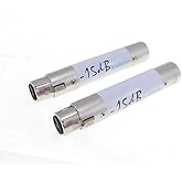 (2 Pack) PROCRAFT SVP559-15 Inline PAD/ATTENUATOR @ -15db XLRF to XLRM