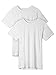 DAVID ARCHY Men's 2 Pack Fast Dry Mesh Crew Neck Undershirts (M, White)