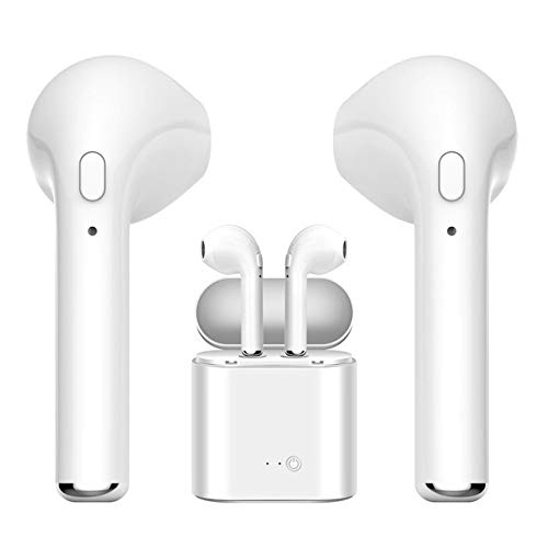 Wireless Earbuds, Silipower Bluetooth Headphones, Wireless Earphones Mini in-Ear Headsets Sports Earphone with 2 True Wireless Earbuds Compatible with All Smartphones