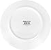 Utopia Kitchen 6-Piece Flat Edge Salad/Appetizer/Dessert Plate Set 7.25 Inches - Opal Glassware - Microwave/Oven Friendly