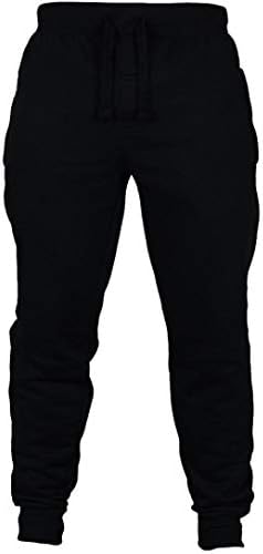 Muranba Clearance Men's Solid Casual Drawstring Joggers Sweatpants