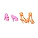 JiaUfmi 40pcs Fashion Headset Glasses Jewelry Necklace Earring Shoes Crown Accessory for Dolls
