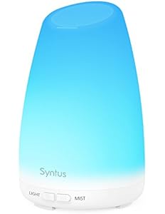Syntus 150ml Essential Oil Diffuser Portable Ultrasonic...