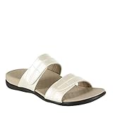 Vionic Women's by Orthaheel, Shore Slide Sandal White 9 M