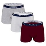 Natural Feelings Boxer Briefs Mens Underwear Men Pack Soft Cotton Open Fly Underwear