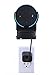 Wall Mount Holder & Cord Wrap for Amazon Echo Dot 2nd Generation - For Kitchen, Bathroom, Bedroom, Living Room & Office - Peel & Stick - No Hardware Required by STORAGE THEORY (Black)