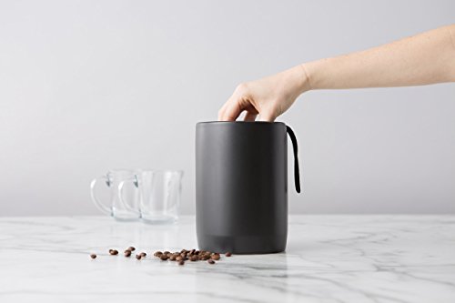 Chef'n 110-979-357 Ceramic Coffee Canister, Anthracite