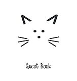 Cat Guest Book, Guests Comments, B&B, Visitors Book, Vacation Home Guest Book, Beach House Guest Book, Comments Book, Visitor Book, Holiday Home, Retreat Centres, Family Holiday Guest Book (Hardback) by